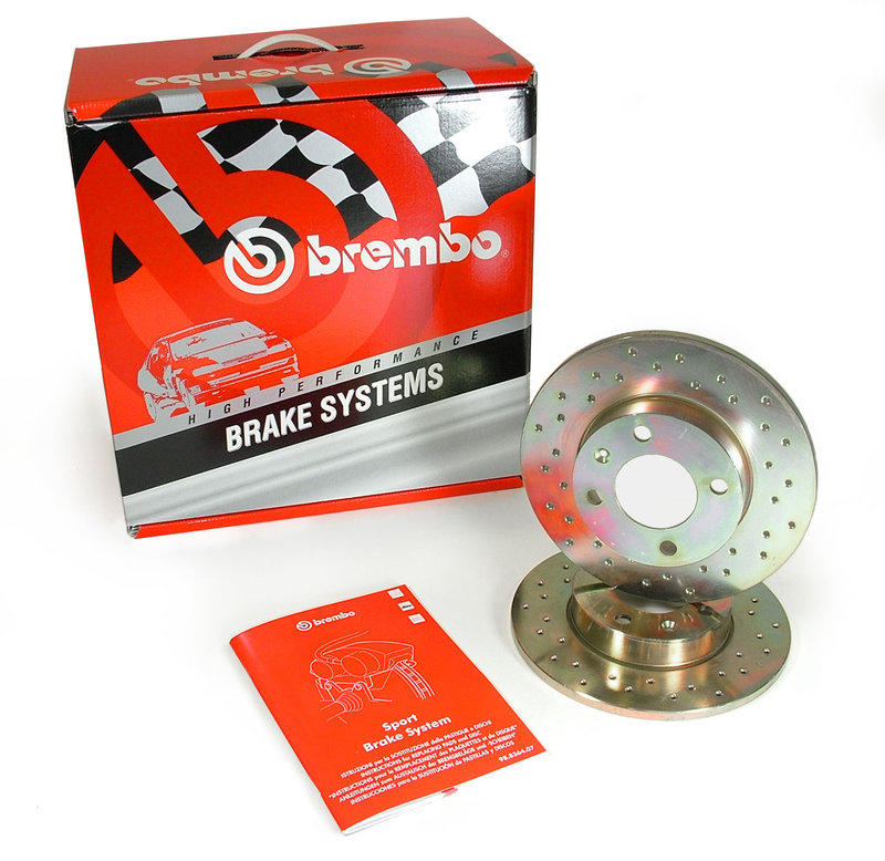 Brembo Bremsscheiben HA VW Rallye Golf G60