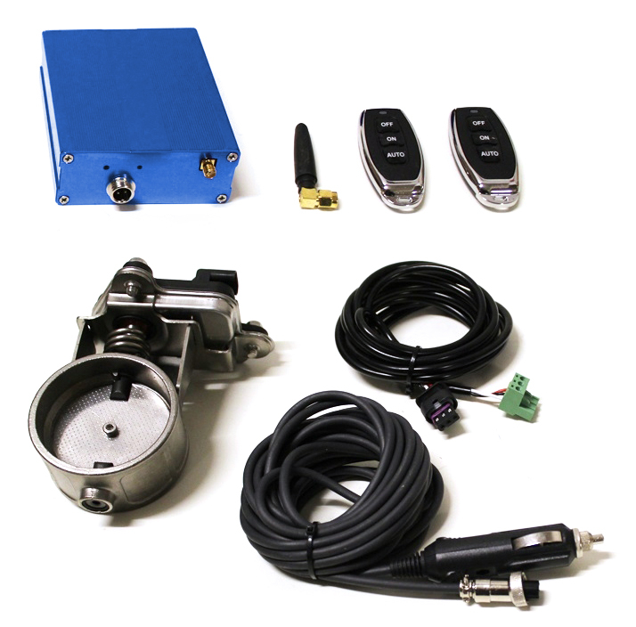 Clapet d'échappement en acier inoxydable 3", 76mm Commande du clapet à commande électrique