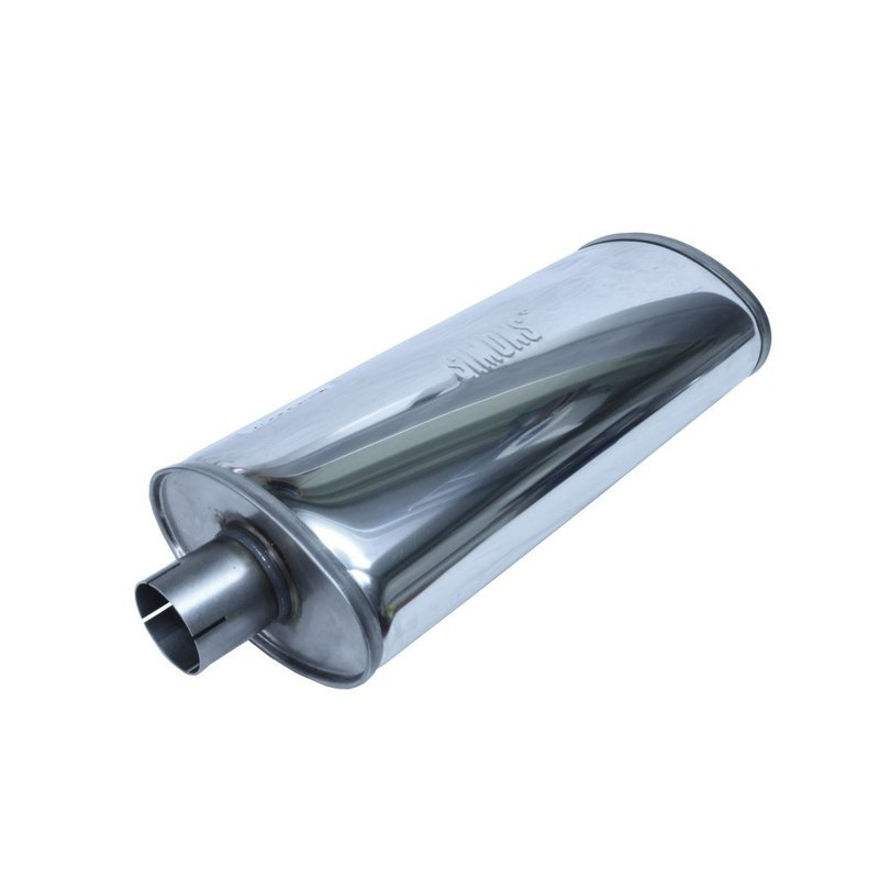 Silencieux "lourd" ovale - 63,5mm silencieux Simons