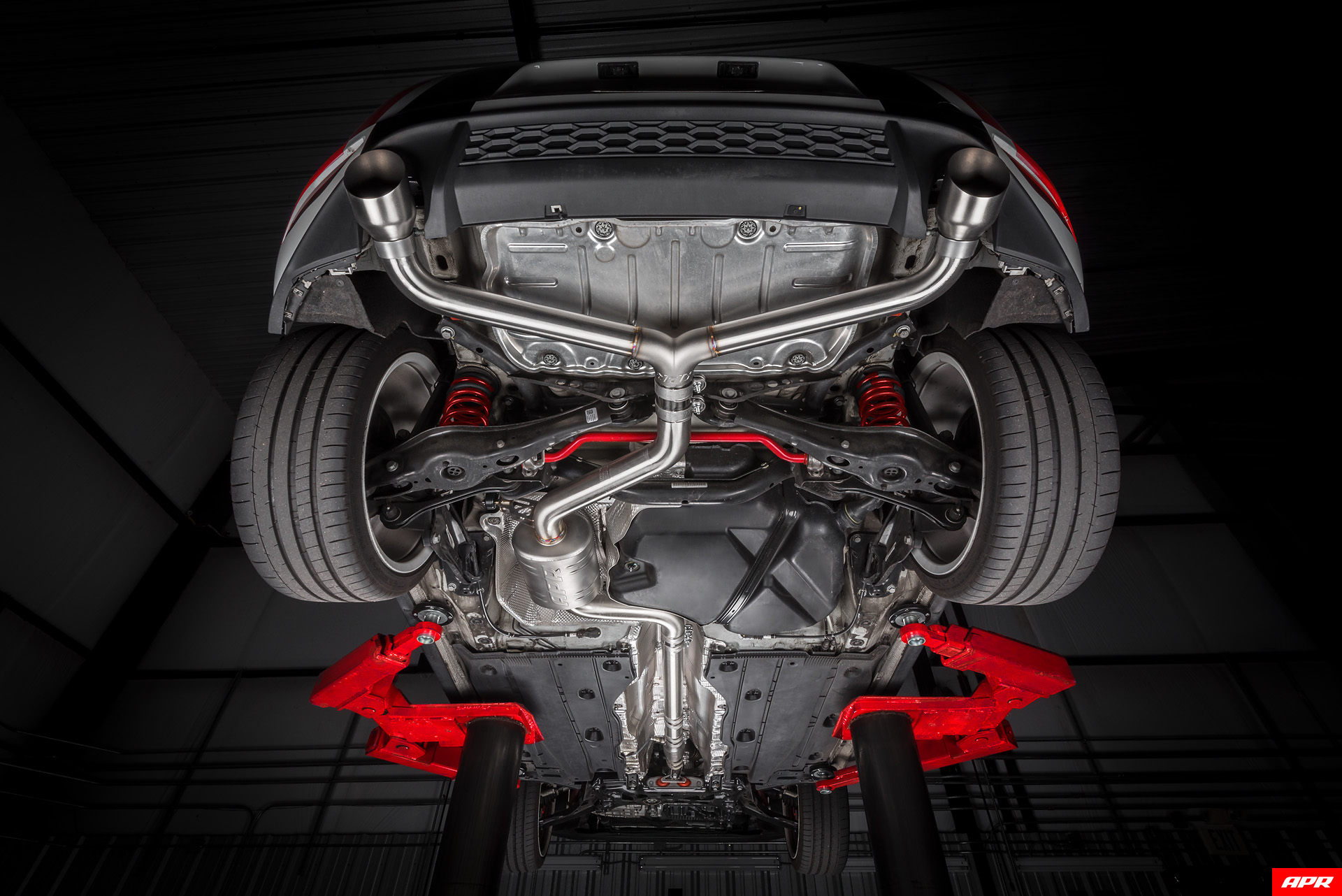 2.0L TSI Golf 7 GTI 3 Zoll Abgasanlage ab Kat mit ECE APR