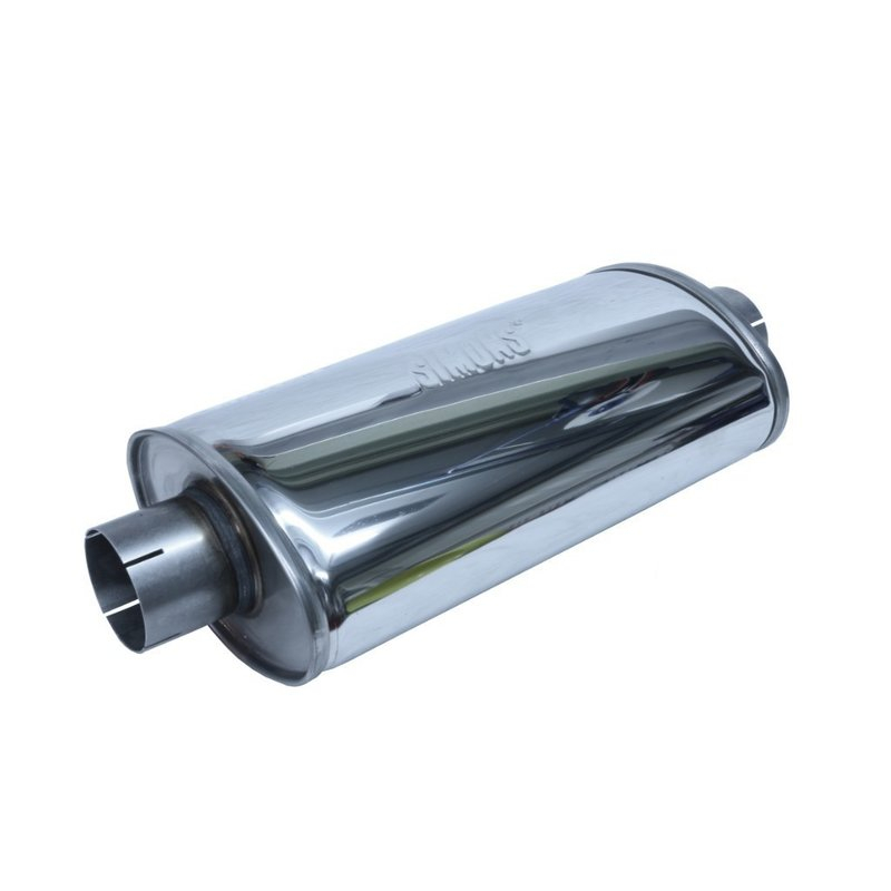 Silencieux "Turbolight" Oval - 76mm silencieux Simons