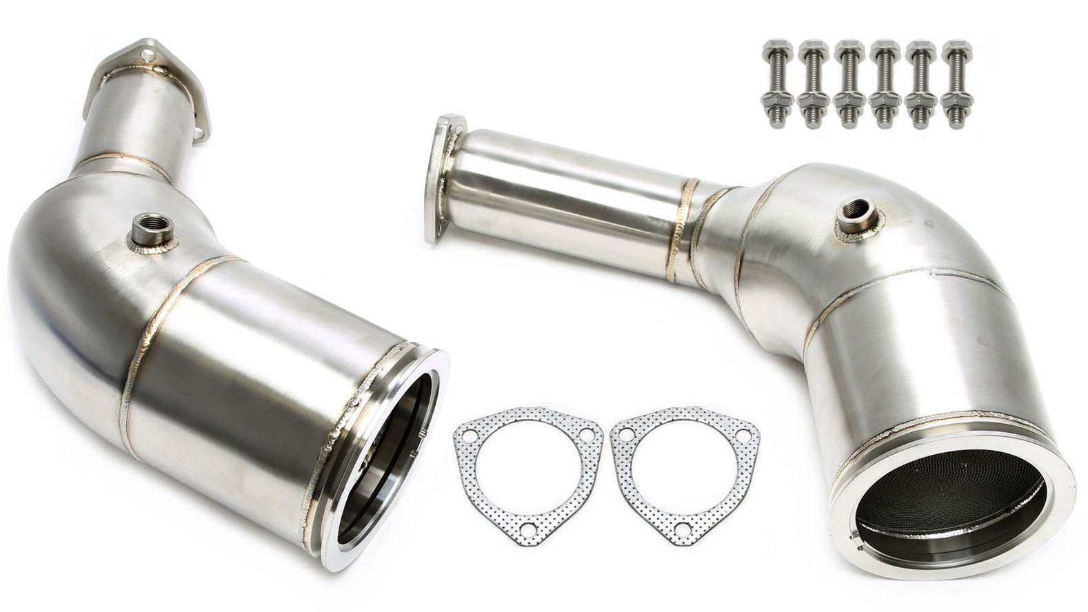 BAR-TEK® Catless Downpipes adapté pour 4.0L TFSI EA825 Audi RS6 & RS7 C8