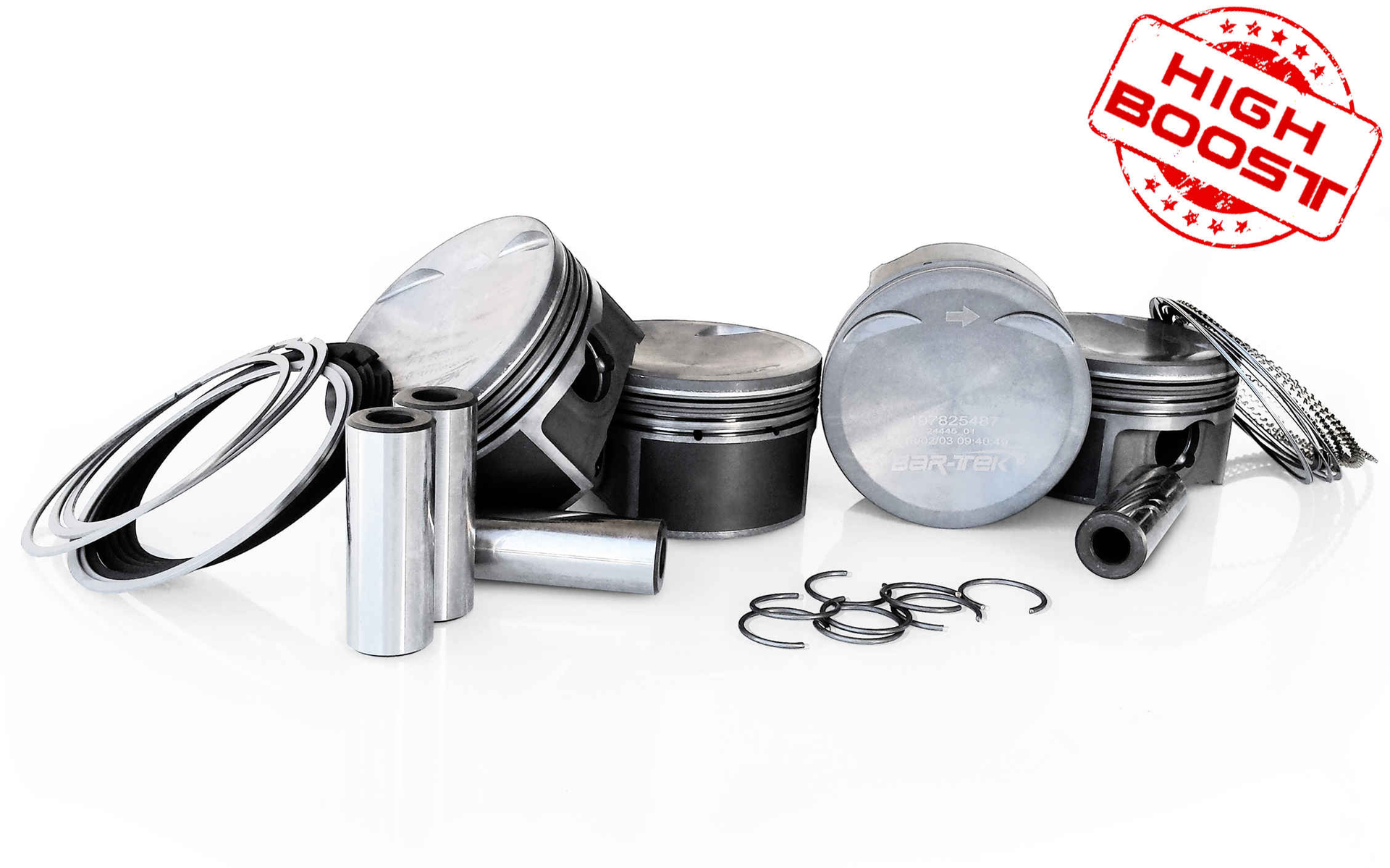 1.8L TSI EA888 Jeu de pistons forgés et de bielles en acier MAHLE Race V2 & ZRP