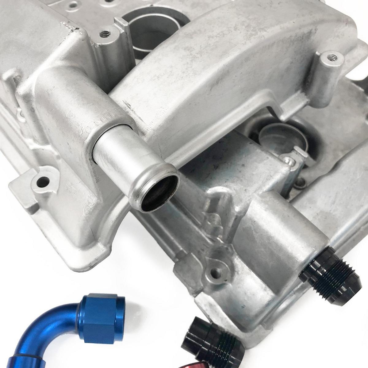 VW V6 24V Valve Cover Breather Adapter Dash 10 Billet