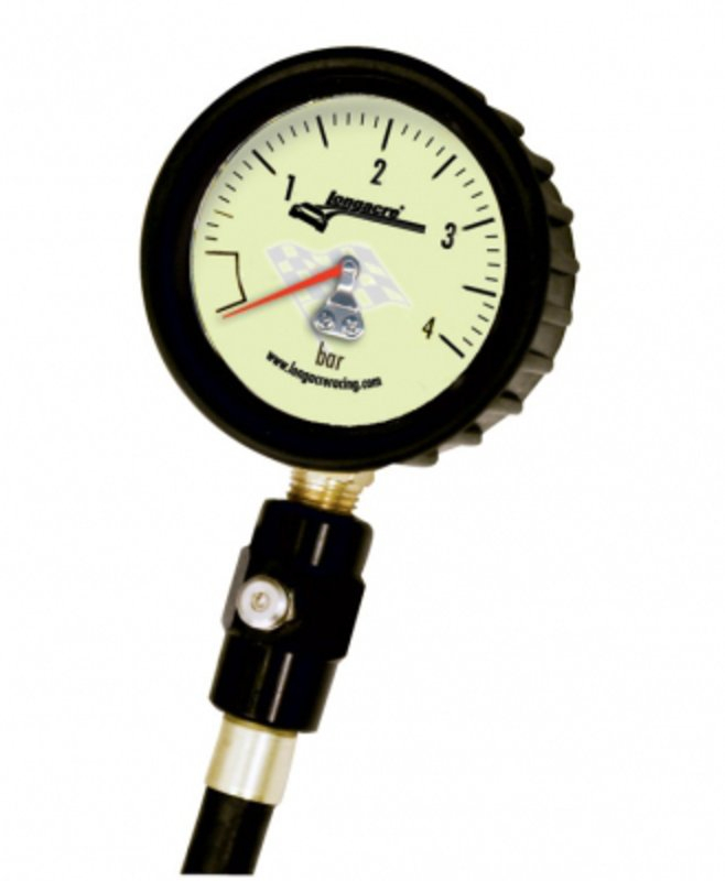 Reifendruck Messgerät analog 0-4 bar Deluxe Longacre
