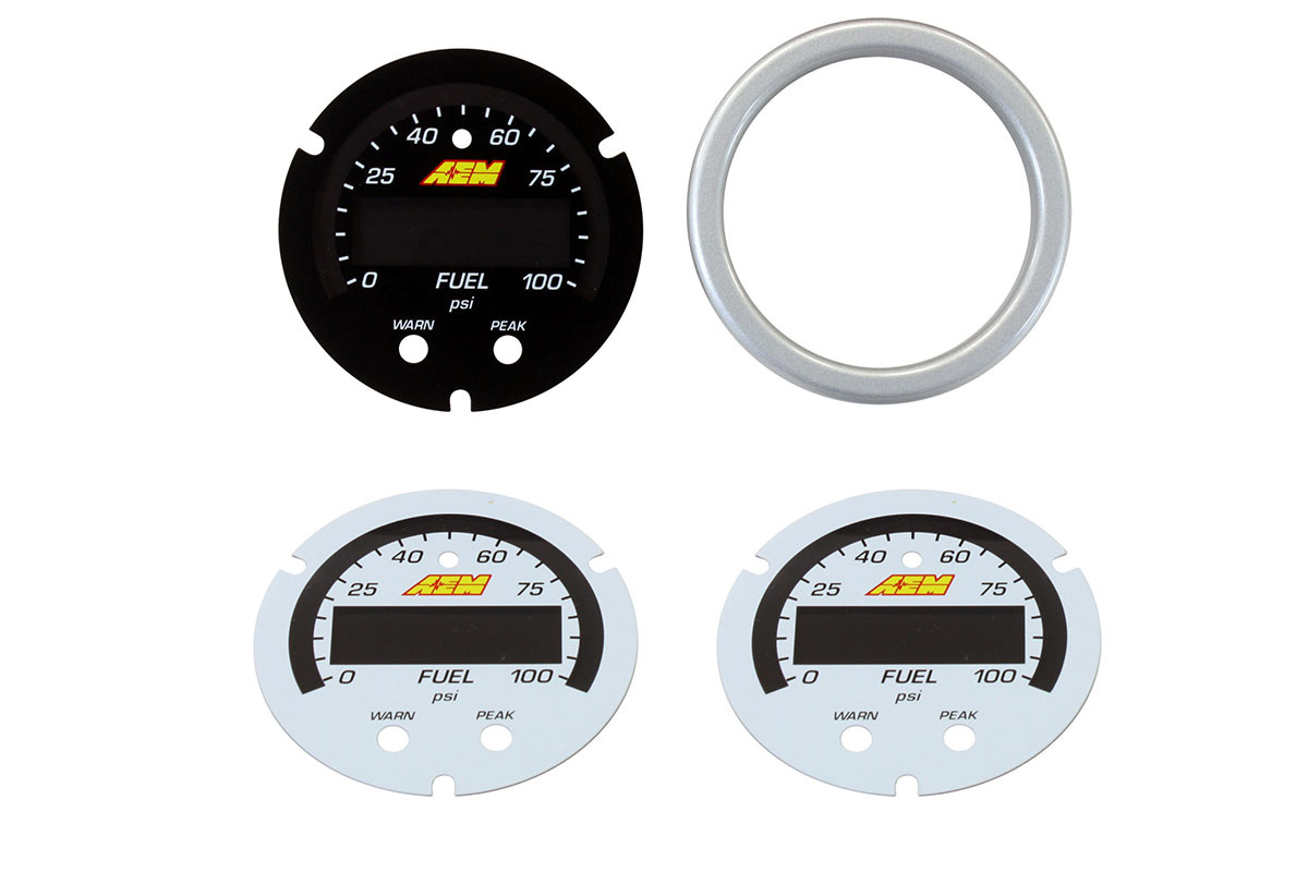 AEM X-Series Oil and Fuel Pressure Gauge Accessory Kit