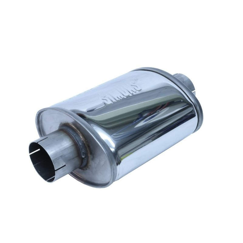 Silencieux "Turbotight" Oval - 76mm silencieux Simons