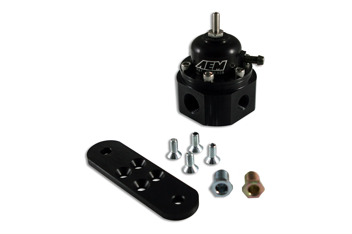 Adjustable universal fuel pressure regulator AEM