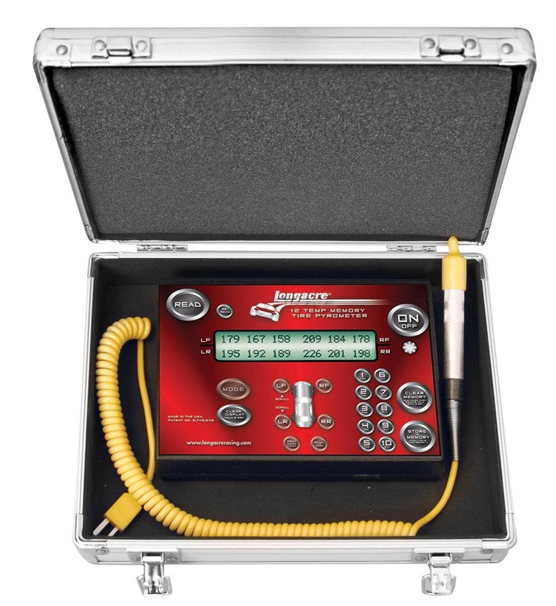 Tire pyrometer Longacre