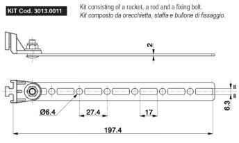 variable mounting bracket SPAL