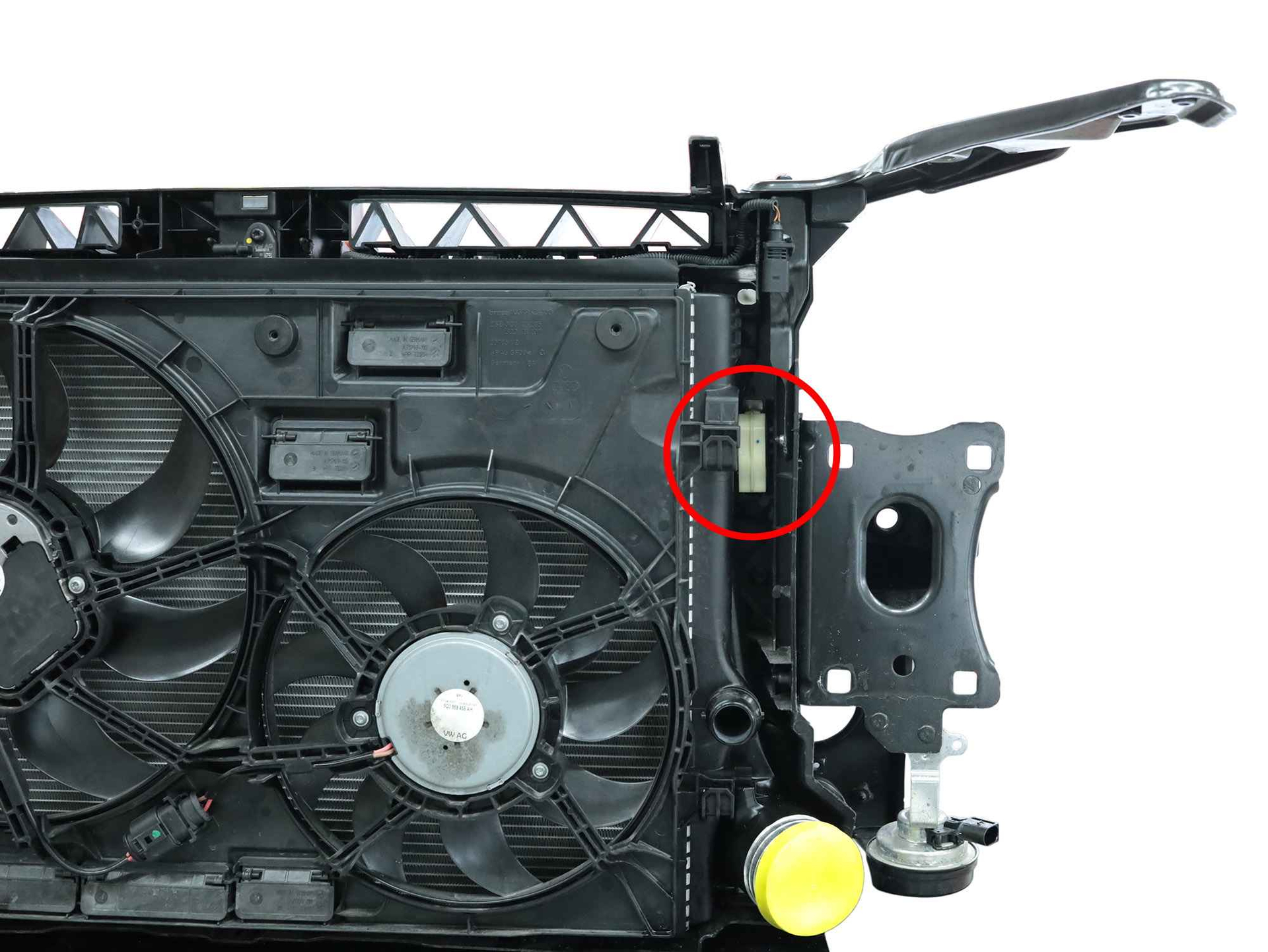 2.0L TSI EA888 Gen.3 MQB Support/roulement pour ensemble radiateur BAR-TEK®