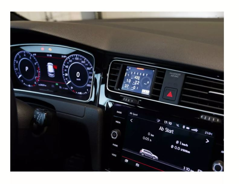 VW Golf 7 MFD32 - 3.2" Display with OBD II Adapter CANchecked