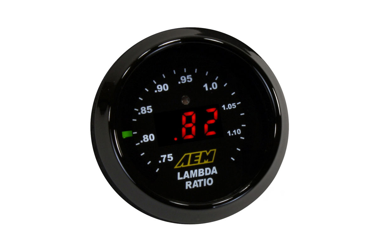 Broadband digital O2 AFR UEGO control instrument without probe AEM