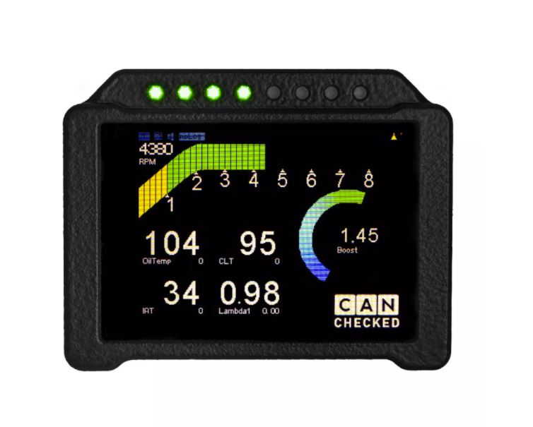 MFD32S Gen.2 Ecran universel 3.2" avec flash de commutation CANchecked