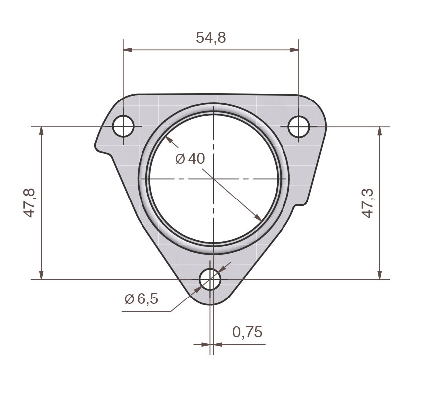GT gasket compressor housing outlet Nissan BAR-TEK®