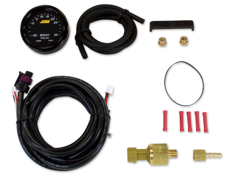 AEM Boost Pressure Gauge 2,5 Bar X-Series