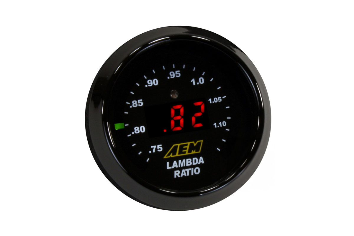 Digital broadband O2 AFR UEGO control instrument AEM