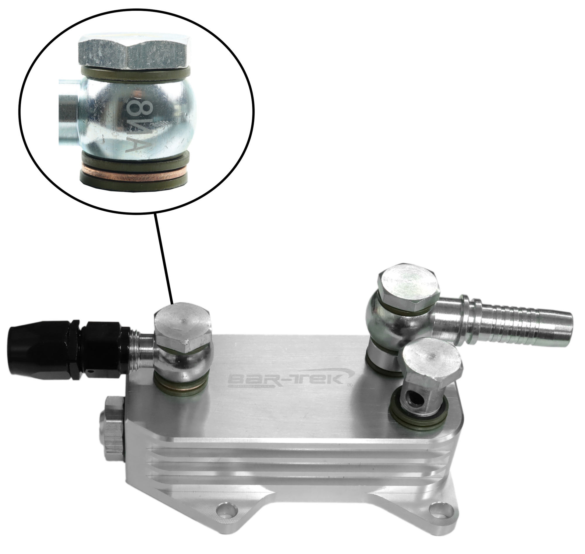 2.0L TFSI EA113 oil cooler flange BAR-TEK®
