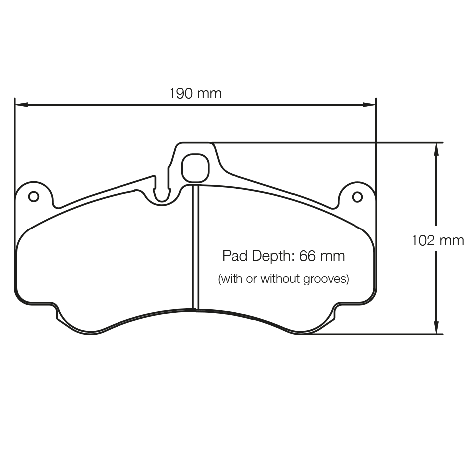 Porsche Racing brake pads VA 2707 - RSL29 PAGID