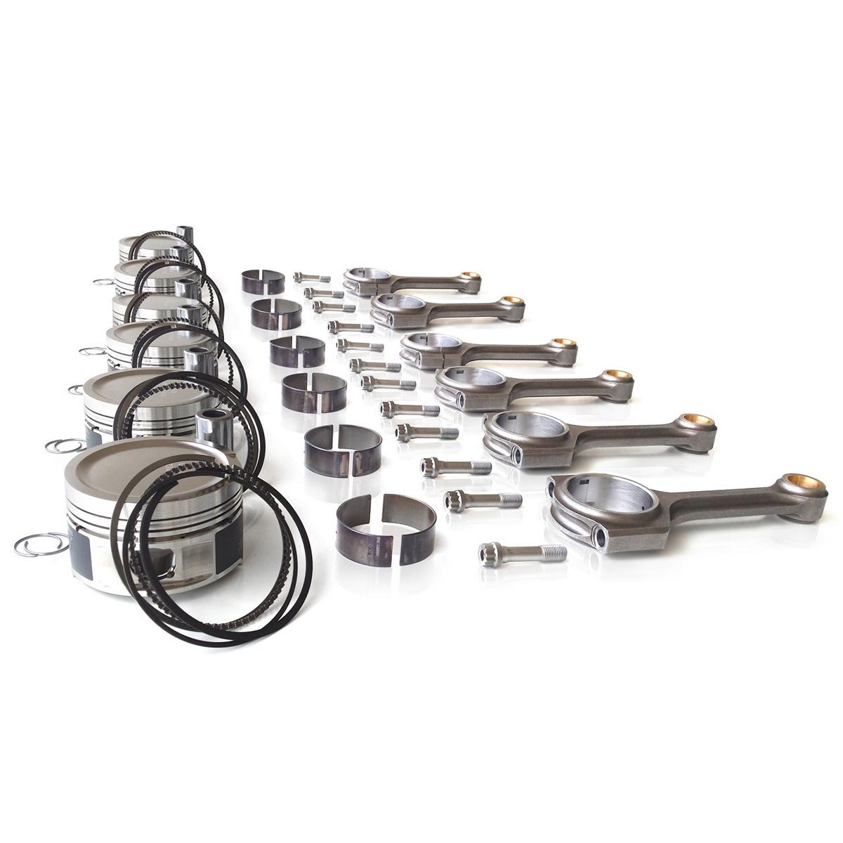 R32 & V6 Schmiedekolben & Stahlpleuel Set von Wiseco & BAR-TEK®