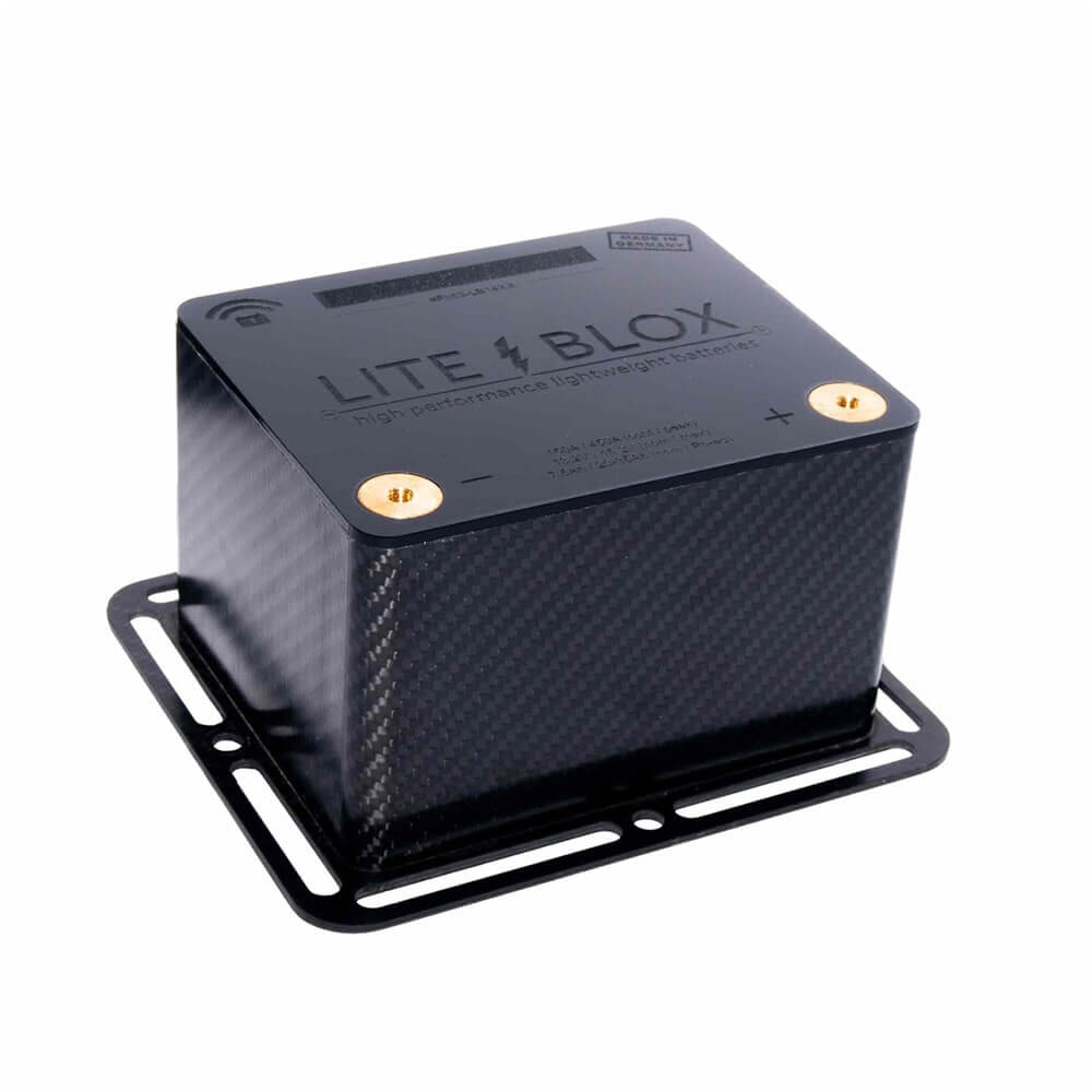 LITE↯BLOX LB20XX lightweight battery for motorsport
