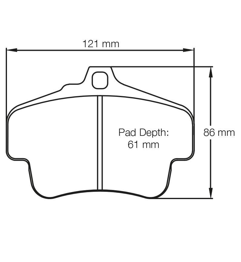 Porsche Racing brake pads VA 2405 - RSL29 PAGID