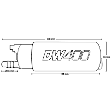 Pompe à carburant DeatschWerks DW400 Universal