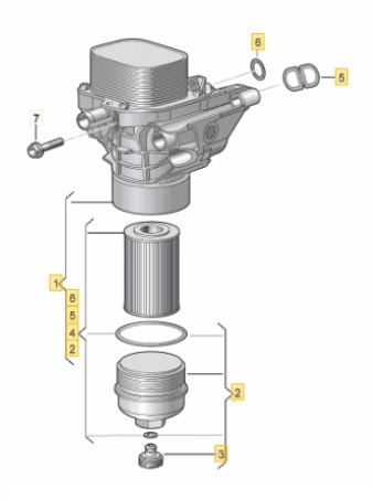 Bride de refroidisseur d'huile VAG 1,6L & 2,0L TDI à partir de 2013 BAR-TEK®