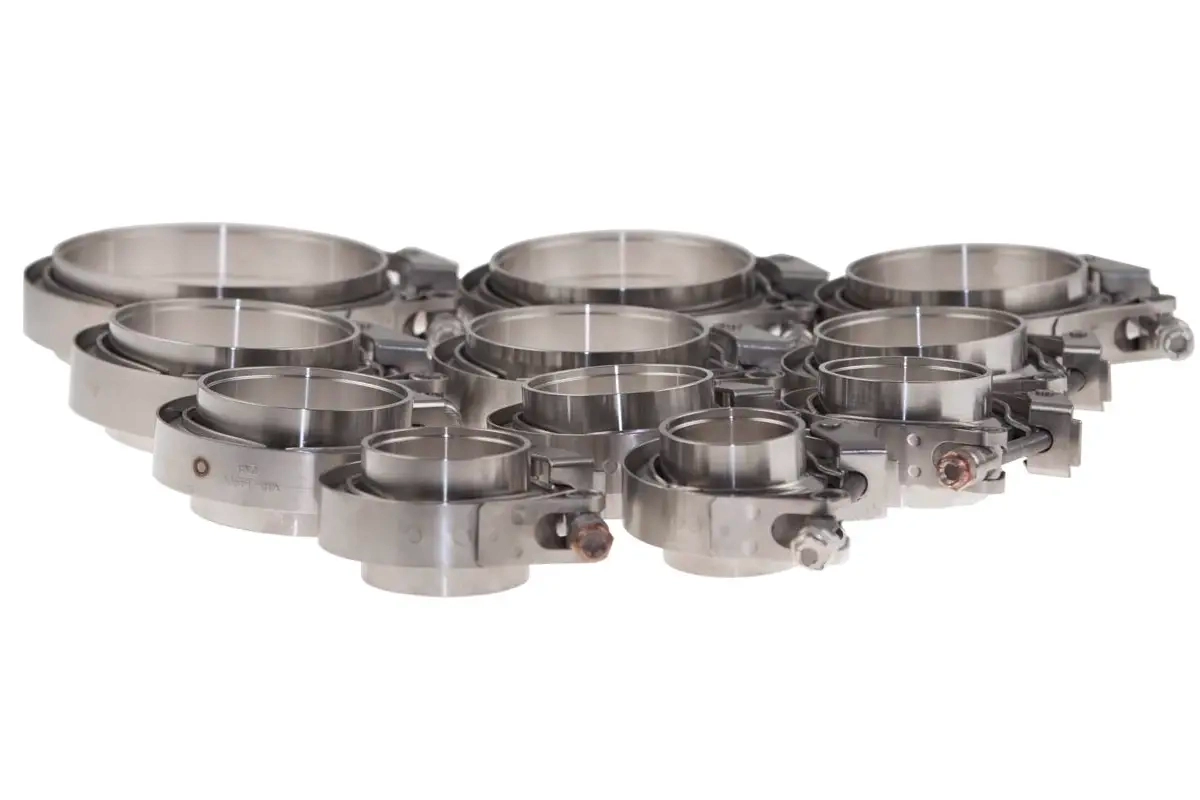 V-band clamp stainless steel male & female set