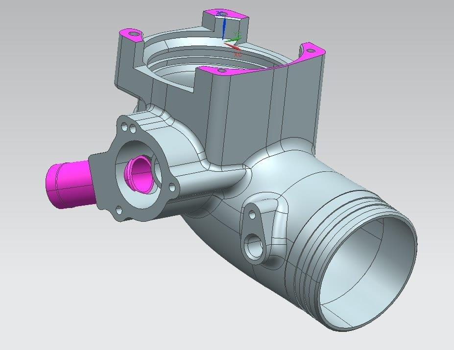 2.5L TFSI Audi RS3 8V & TTRS 8S Throttle Body Intake Pipe