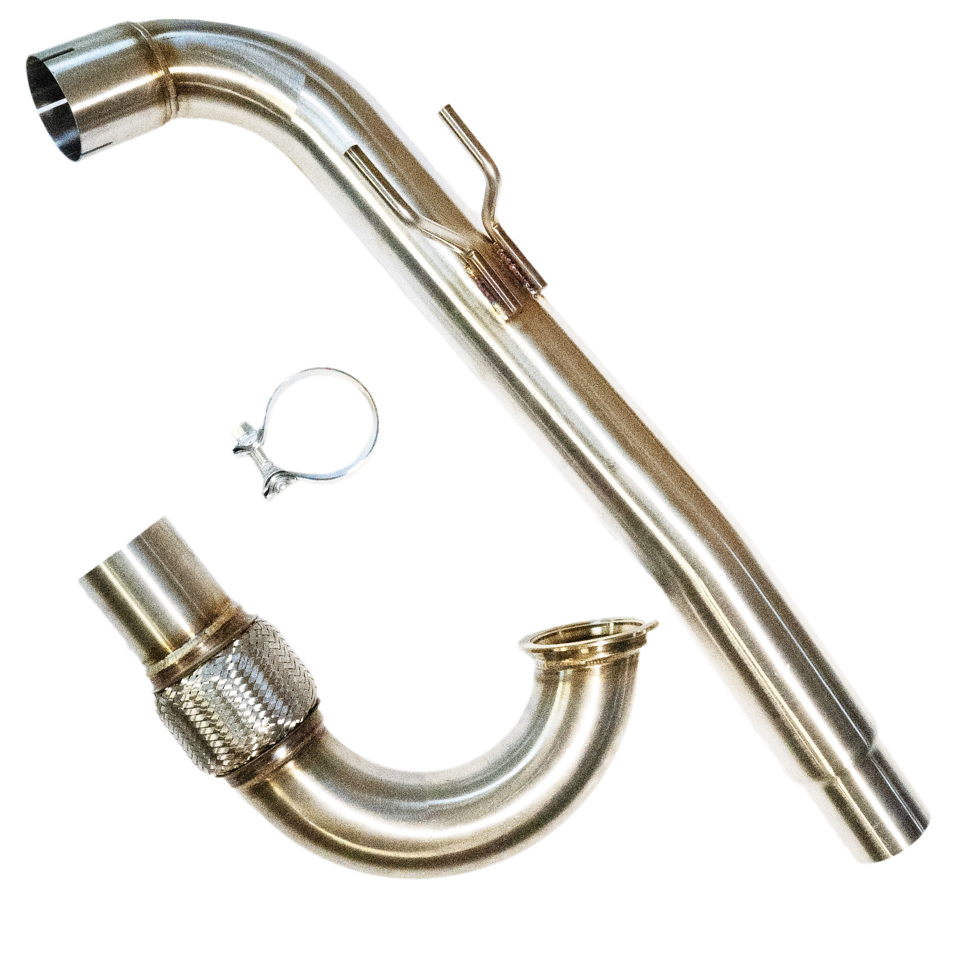 1.8L & 2.0L TSI EA888 Gen.3 MQB FWD Downpipe without catalytic converter