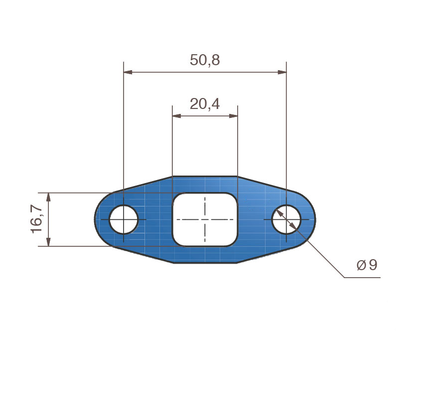Gasket for T3 Oil return flange BAR-TEK®