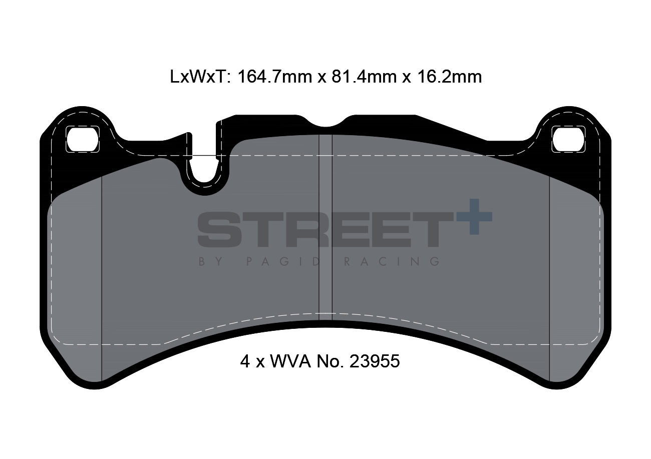 Mercedes Racing brake pads VA 8005 Street+ PAGID