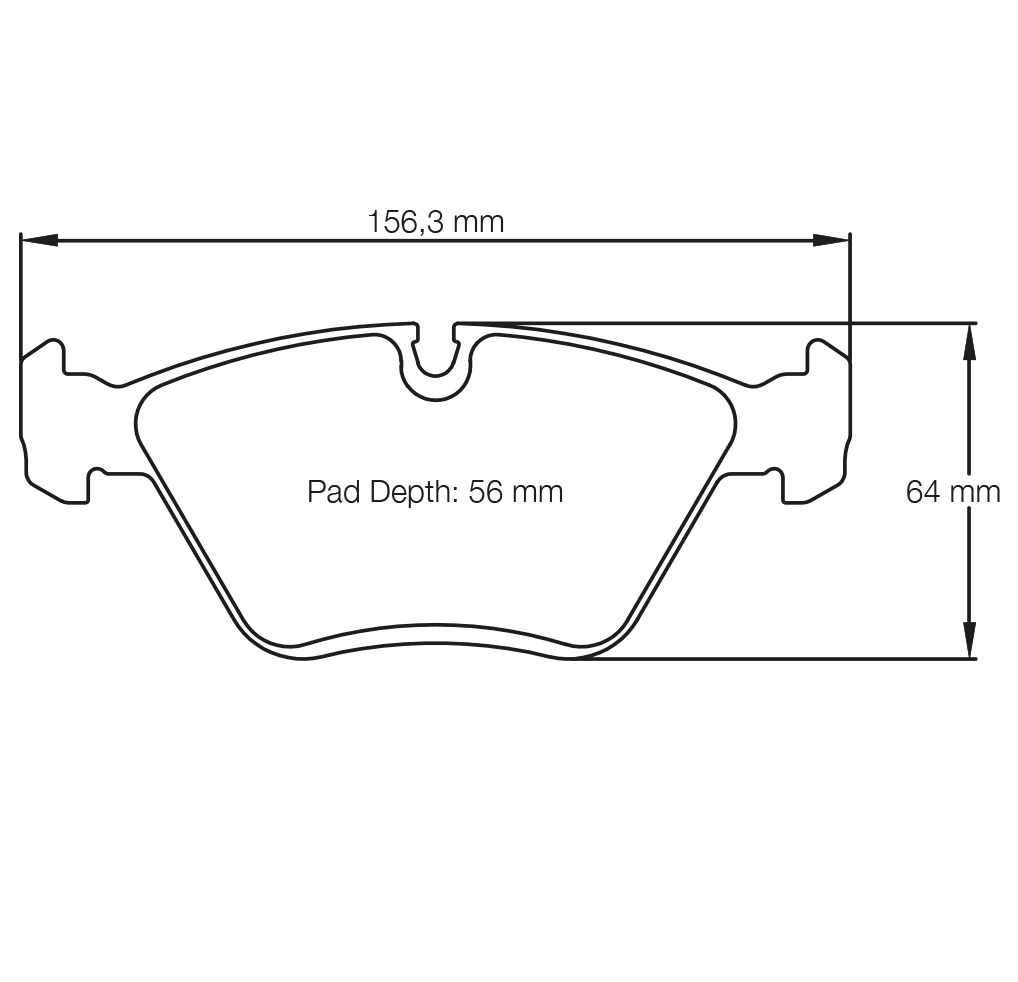 PAGID Racing brake pads VA 1295 - RSL29 fits BMW