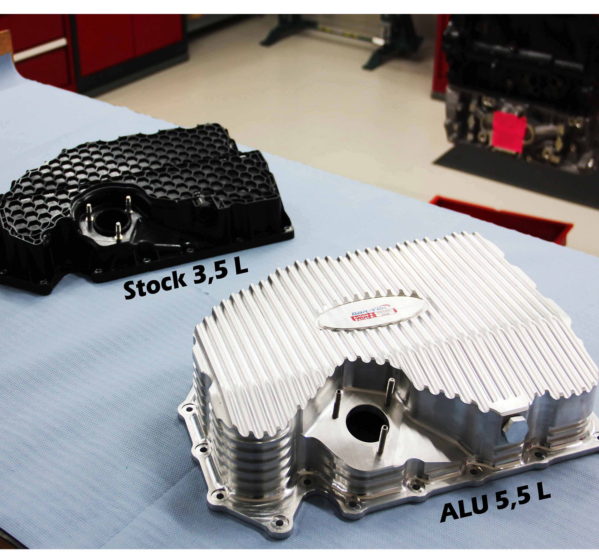 2.0L TSI Gen.3 MQB Amélioration du carter d'huile en aluminium BAR-TEK®
