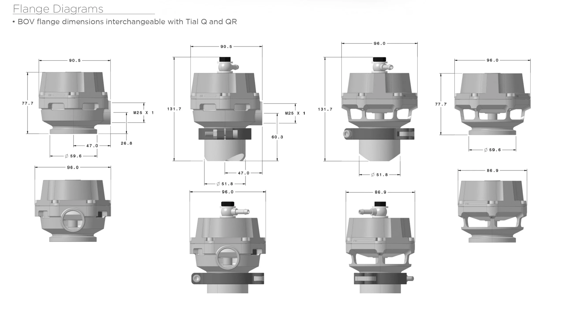 GVB-50R and GVB-50A technical drawing
