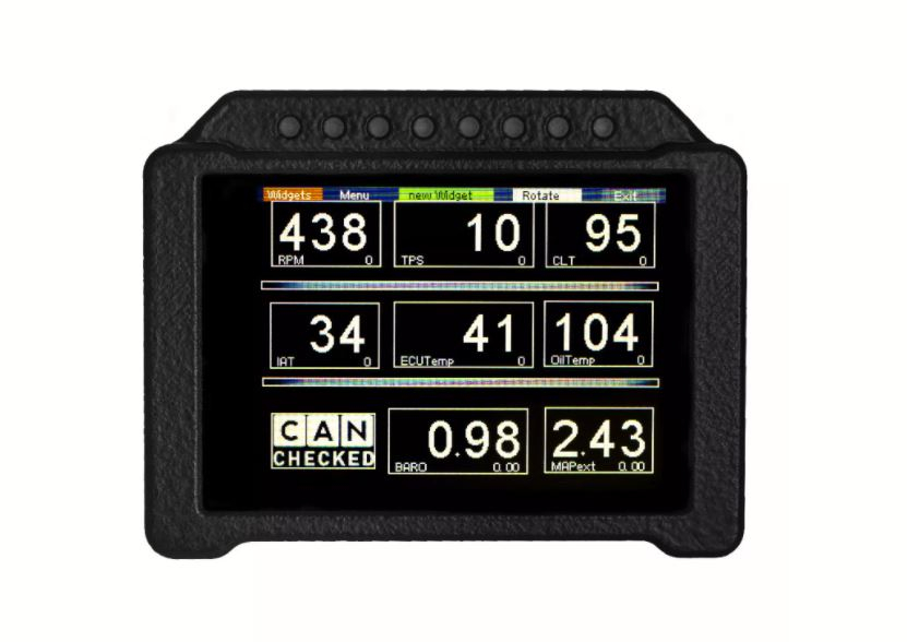 MFD32S Gen.2 Ecran universel 3.2" avec flash de commutation CANchecked