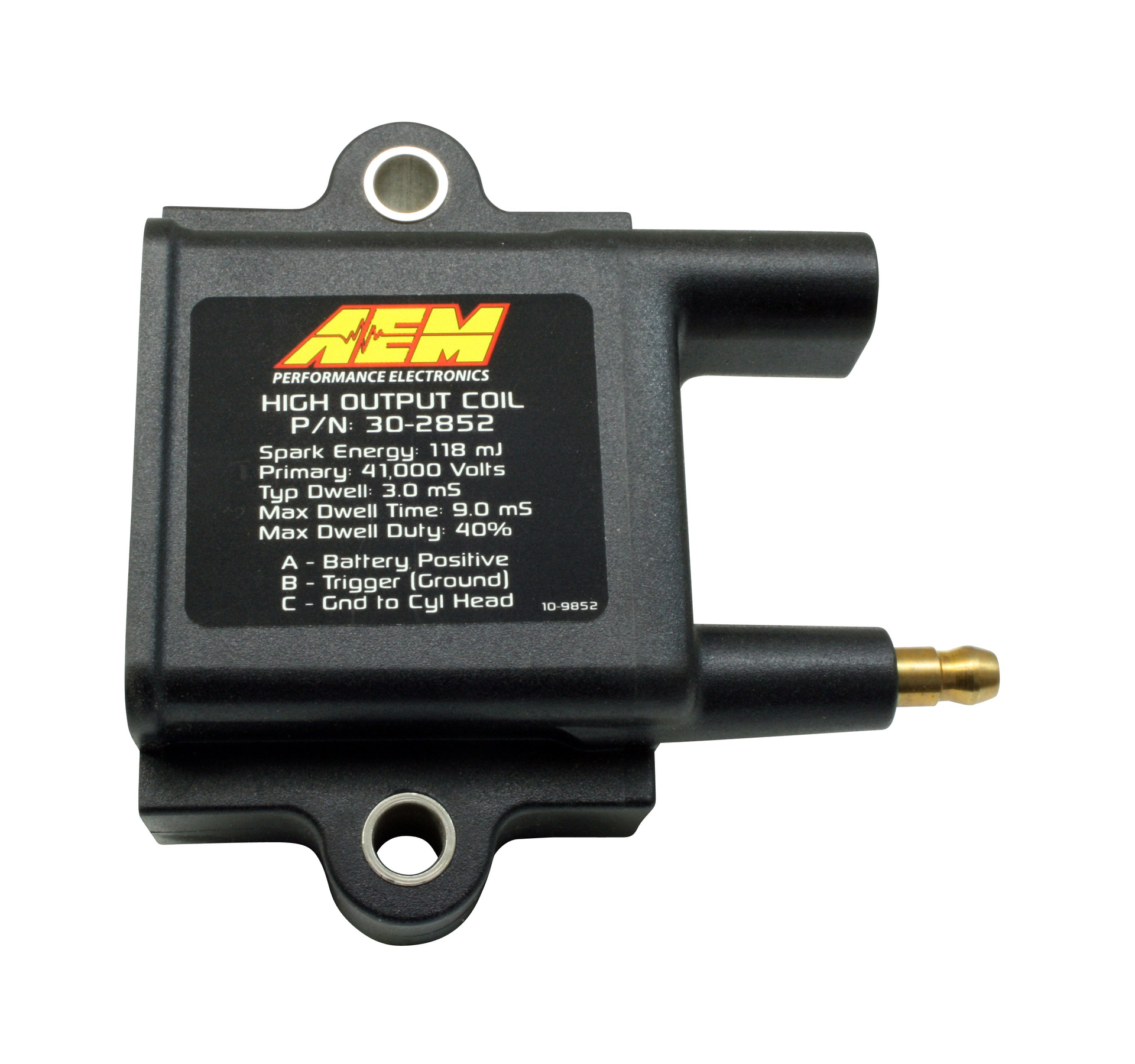 High-output ignition coil without output stage AEM
