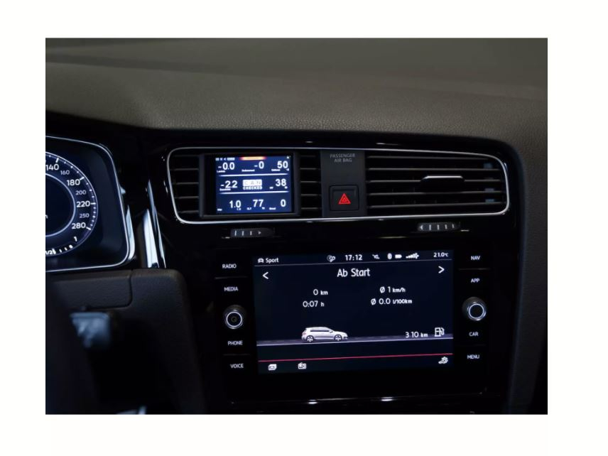 VW Golf 7 MFD32 - 3.2" Display with OBD II Adapter CANchecked