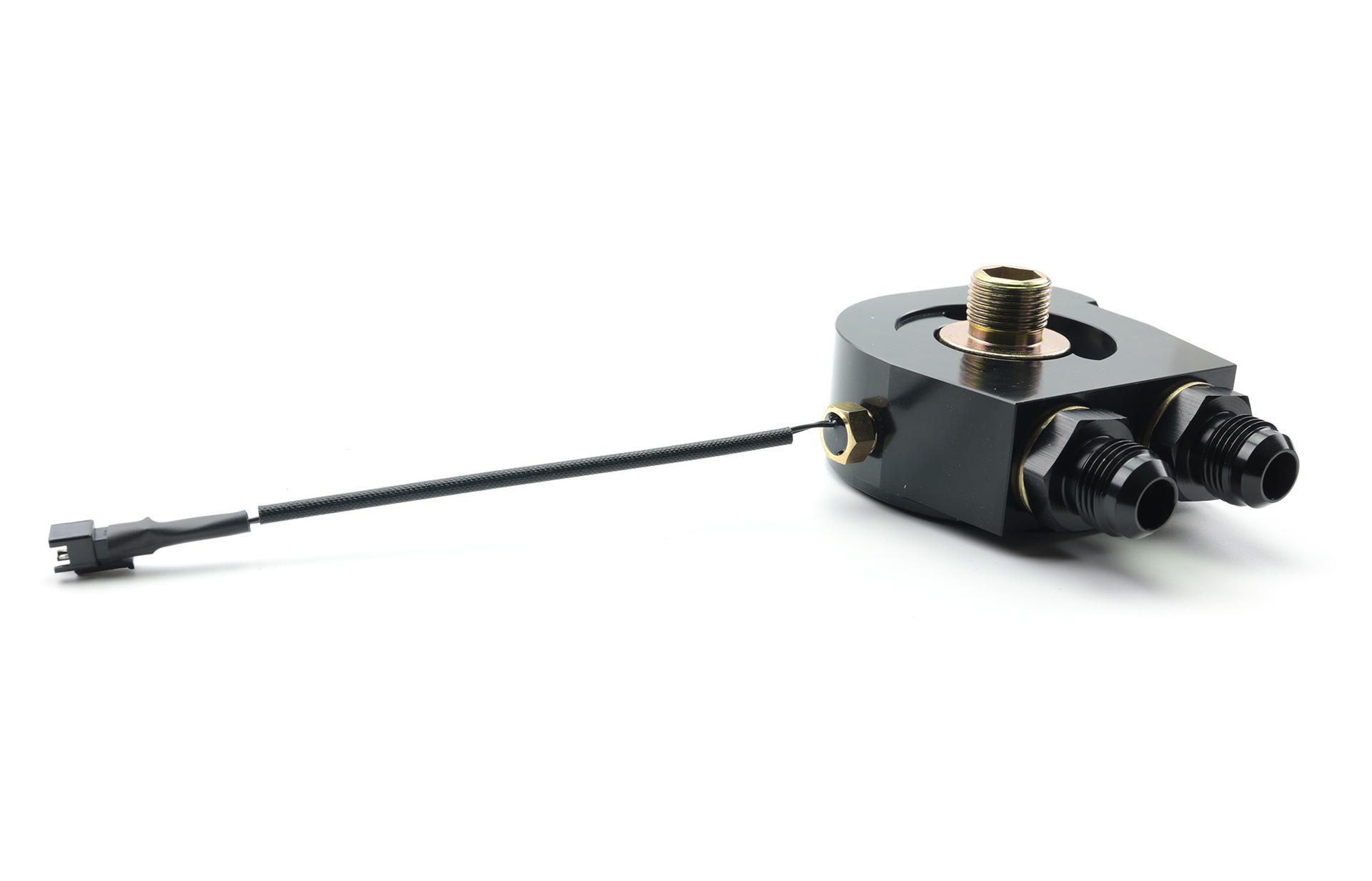 Oil cooler flange with thermostat Dash 8 BAR-TEK®