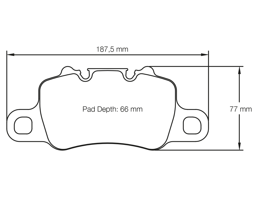 Porsche Racing brake pads HA 4925 - RSL1 PAGID