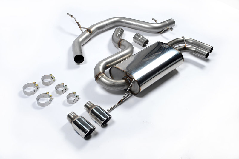 2.0L TFSI Audi A3 8P Auspuff ab Kat mit Tüv MILLTEK