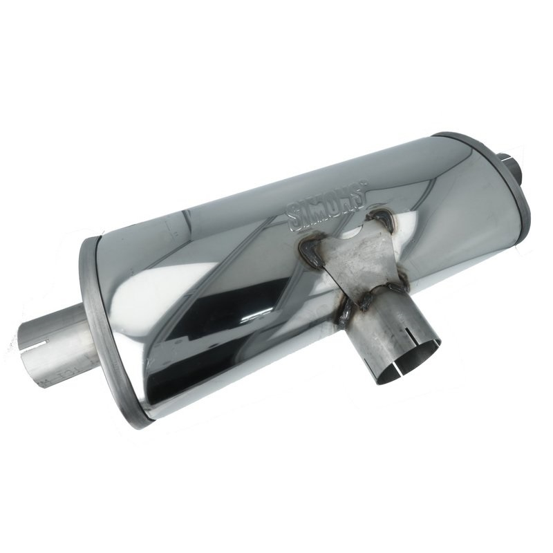 Silencieux "T-Style" Duplex - 1 x 63,5mm sur 2 x 51mm Simons