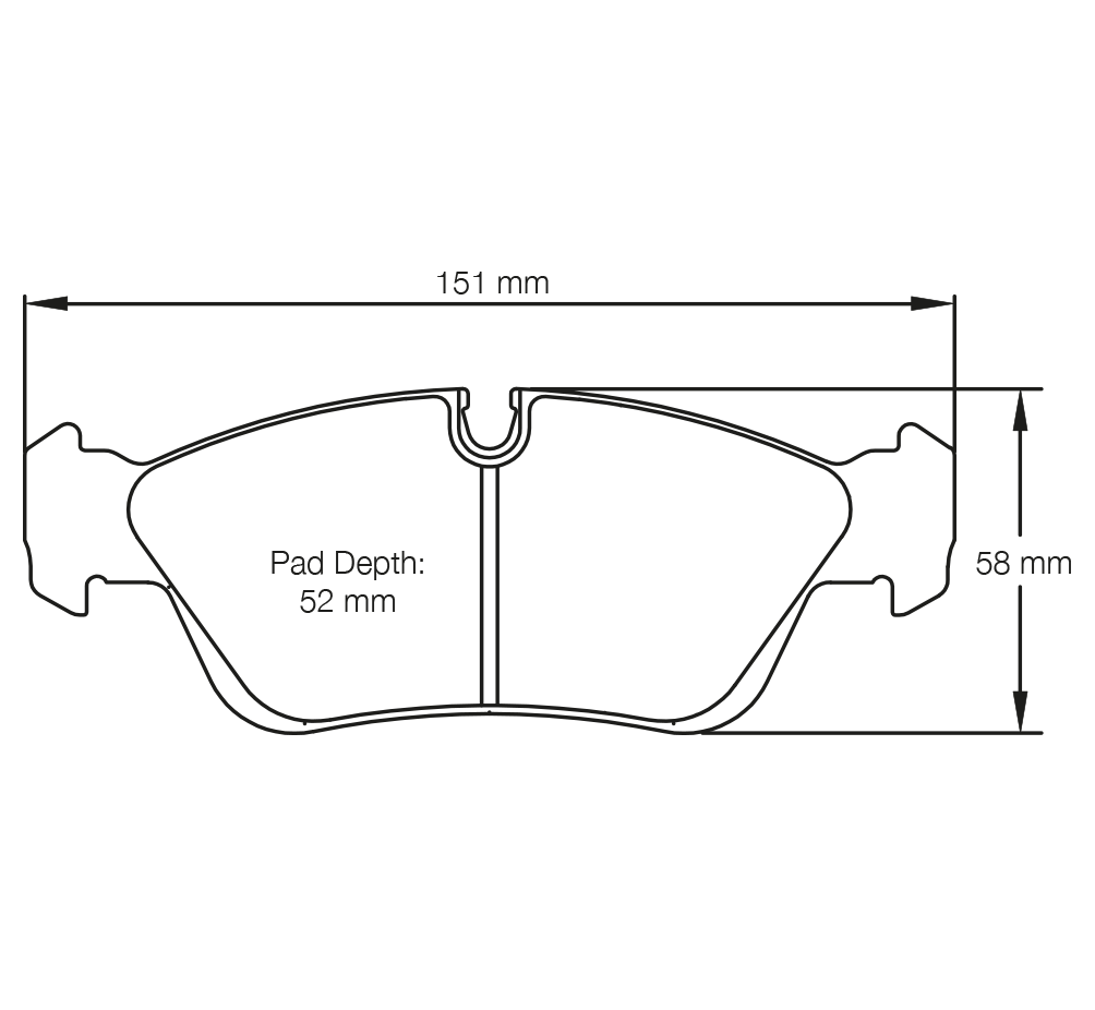 PAGID Racing brake pads VA 2180 - RSL29 fits BMW